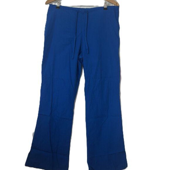 Cherokee Workwear Pants - Royal Blue Cherokee Scrub Pants Size Small Drawstring